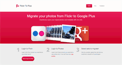 Desktop Screenshot of flickrtoplus.com